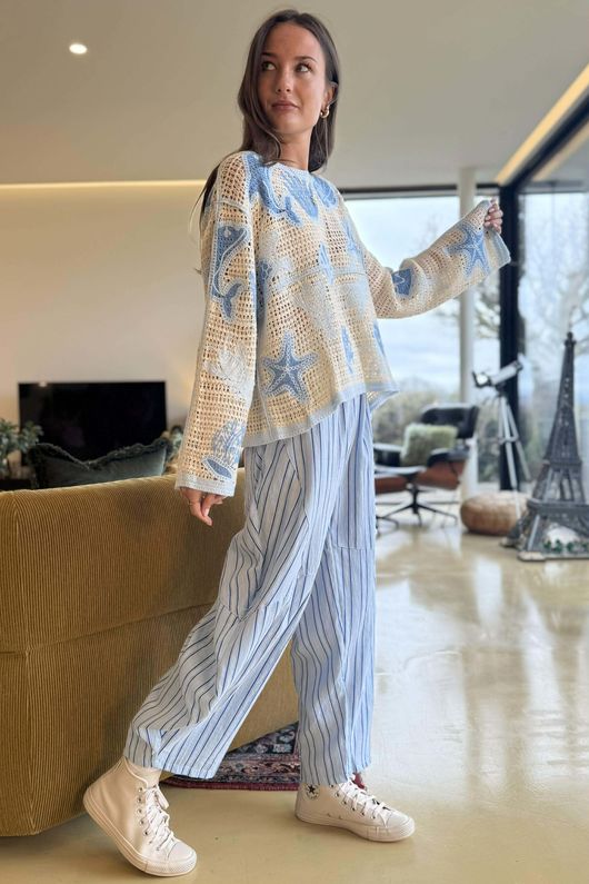 Esme Layering Top Soft Cobalt -